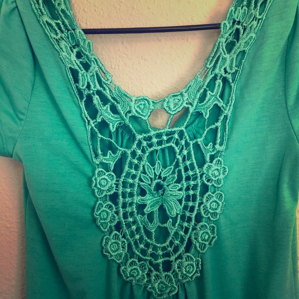 Sea foam green t shirt